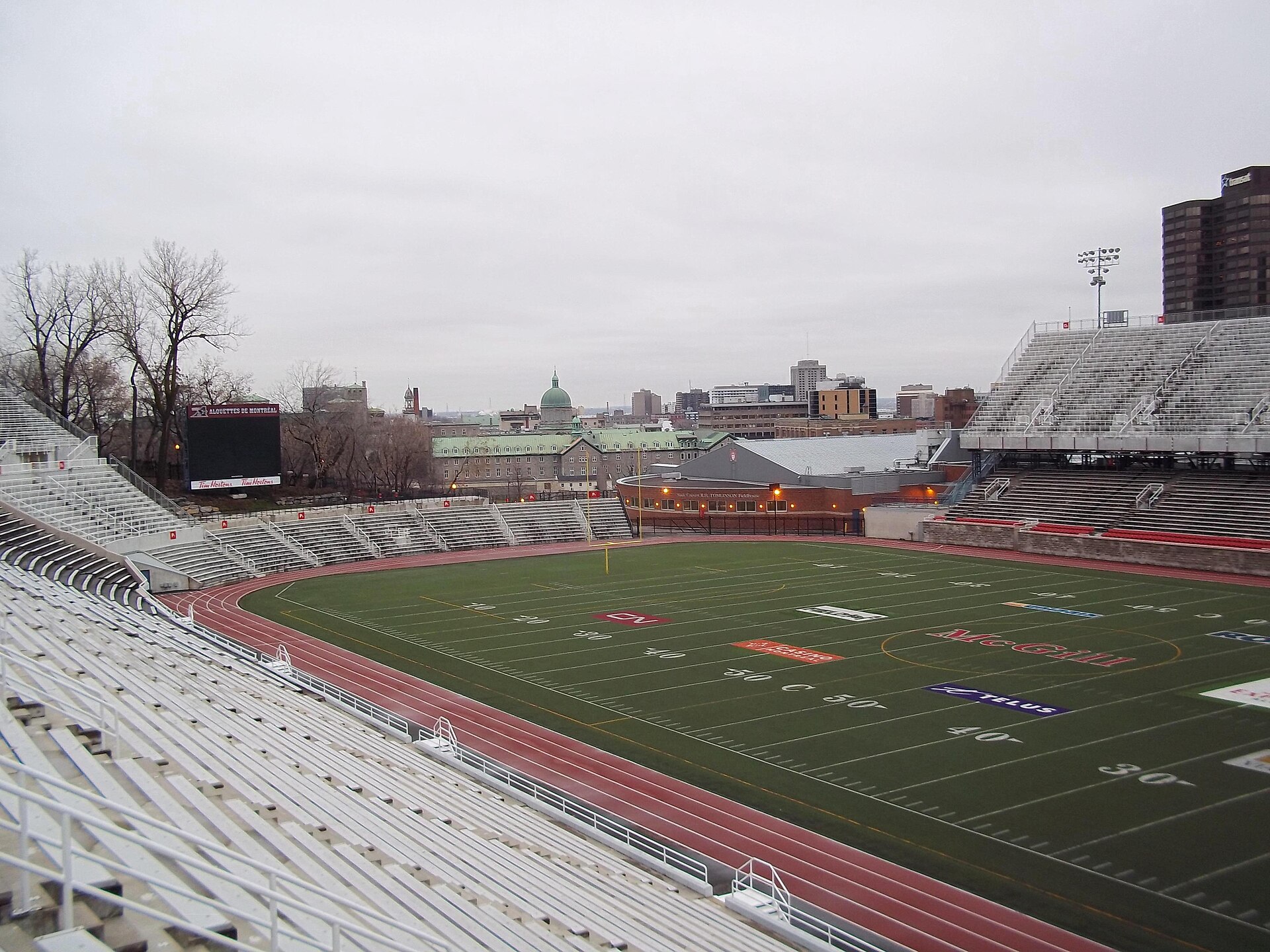 Percival Molson Memorial Stadium in Montreal