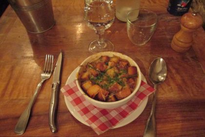 French onion soup gratinée