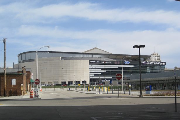 Enterprise Center in St. Louis, site of Canadiens vs Blues