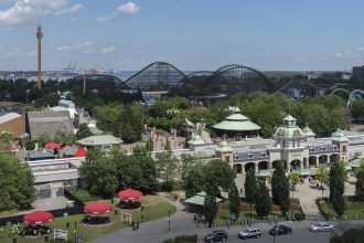 La Ronde amusement park on Île Sainte-Hélène, Montreal