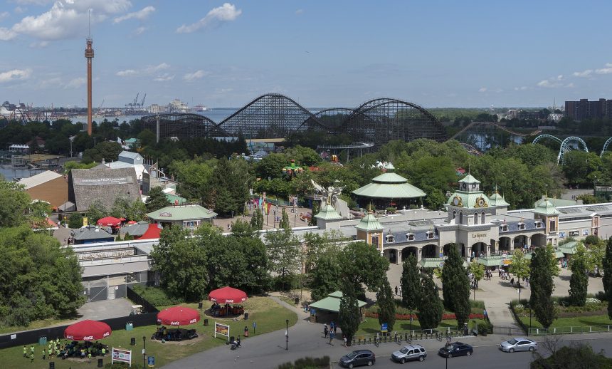 La Ronde amusement park on Île Sainte-Hélène, Montreal