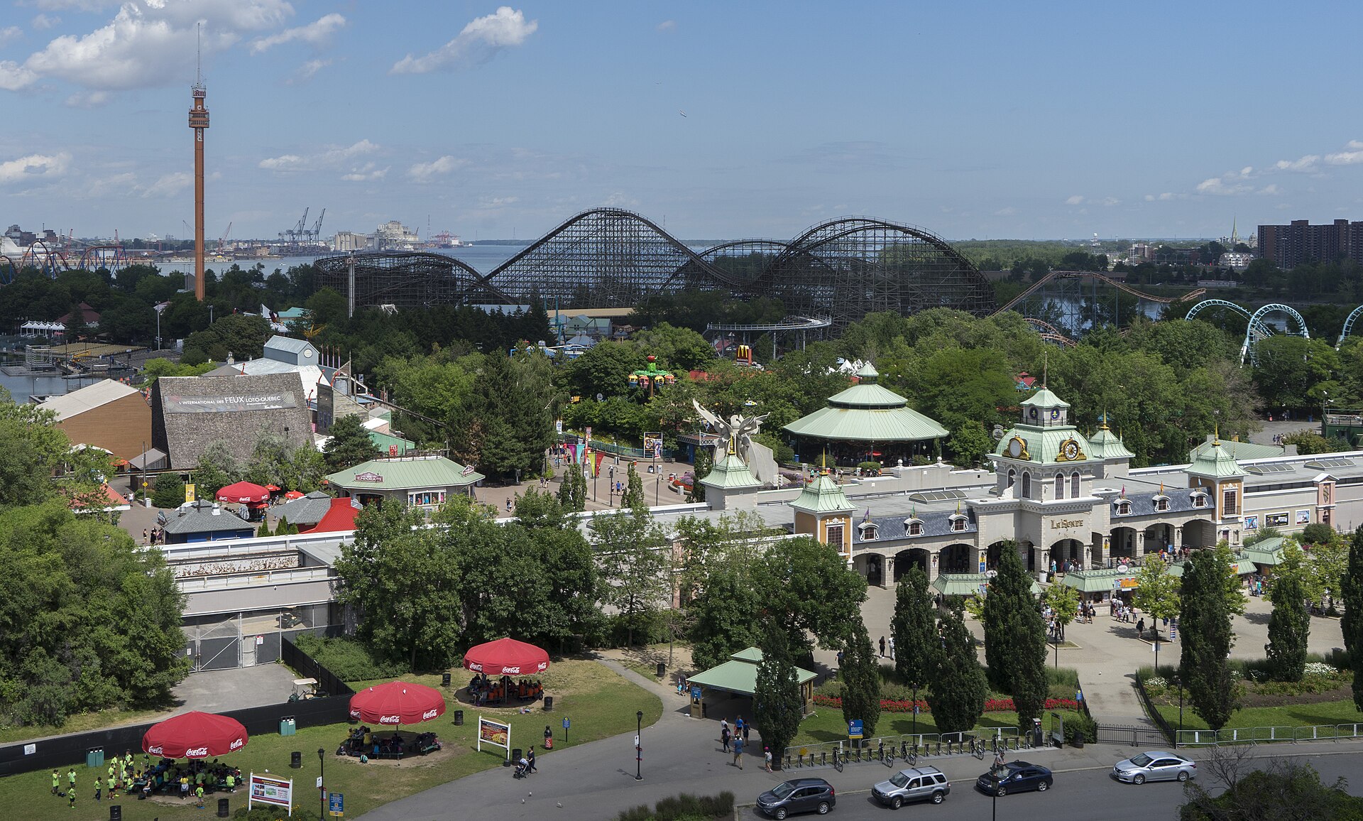 La Ronde amusement park on Île Sainte-Hélène, Montreal