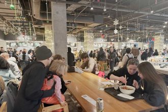 Time Out Market in the Eaton Centre, one of the best-known Montreal food halls