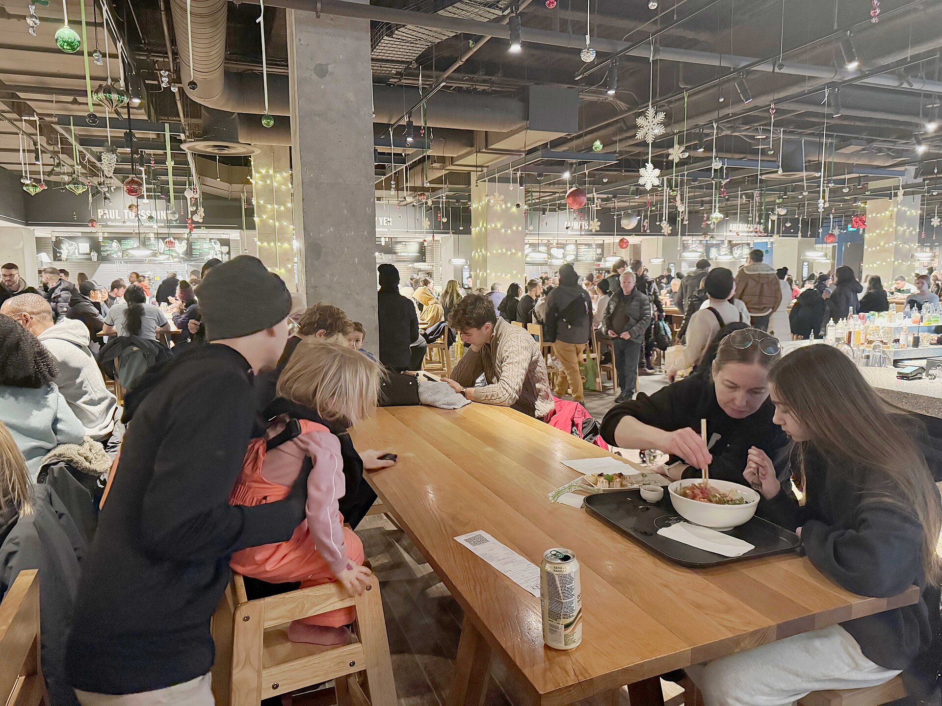 Time Out Market in the Eaton Centre, one of the best-known Montreal food halls