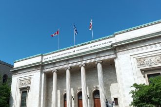 The Montreal Museum of Fine Arts on Sherbrooke Street