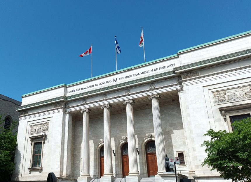 The Montreal Museum of Fine Arts on Sherbrooke Street
