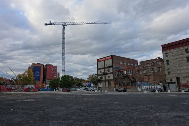 Quartier des spectacles in downtown Montreal
