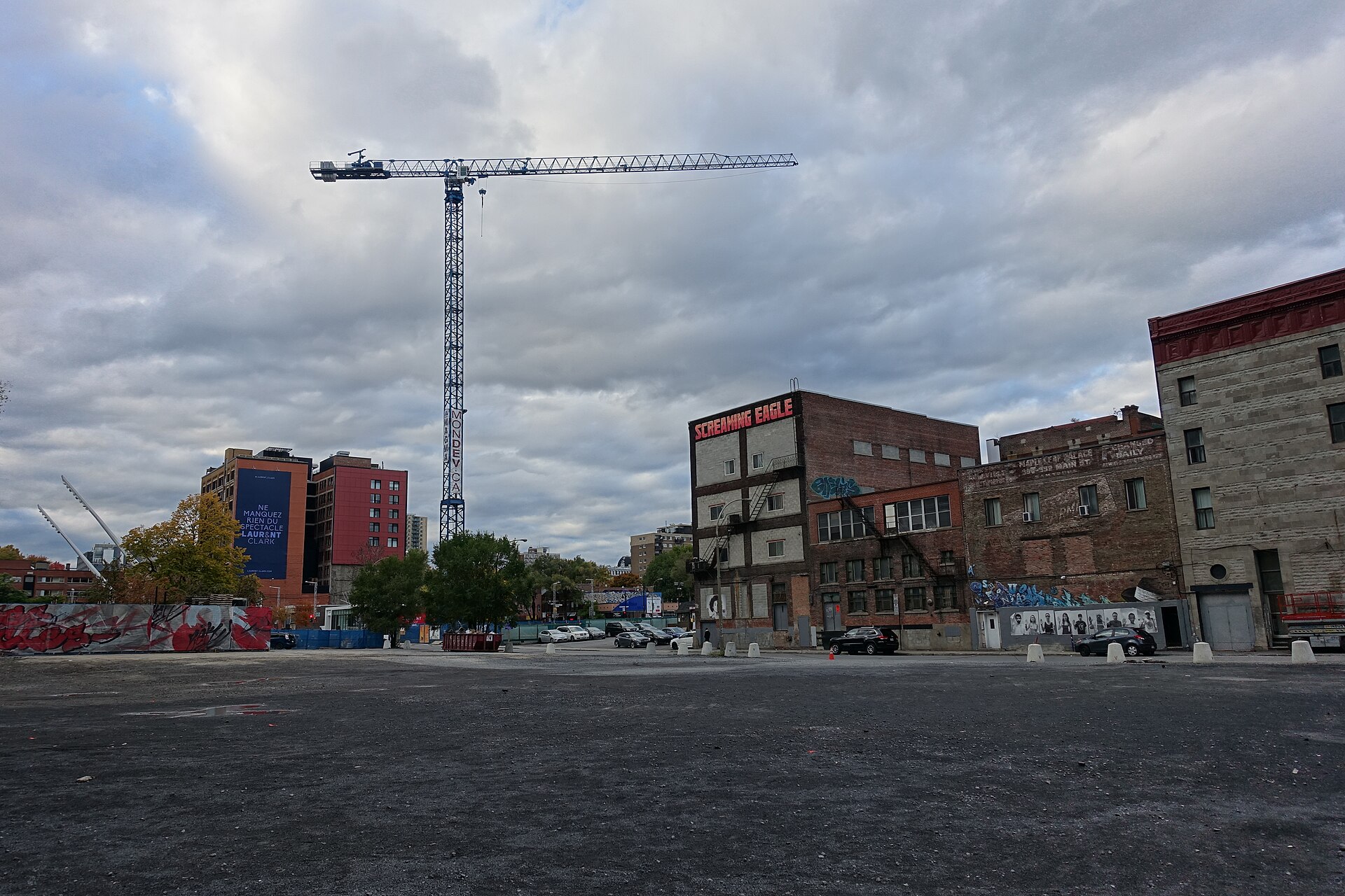 Quartier des spectacles in downtown Montreal